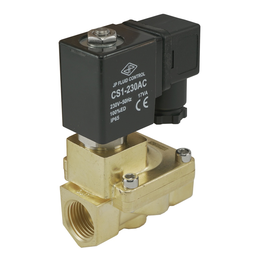 Solenoid Valve ST-IA 1/2'' brass FKM 0,5-16bar 24V DC