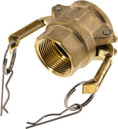 Camlock DN 32 (1 1/4'') Koppeling MessingRp 1 1/4'' met binnendraad Type D MIL-C-27487