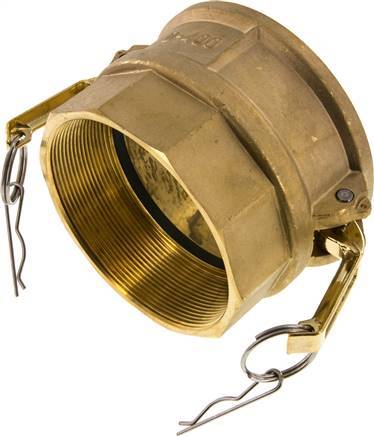 Acoplamiento de latón Camlock DN 90 (4'') Rosca hembra de 4'' Tipo D MIL-C-27487