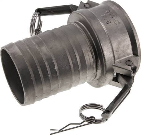 Camlock DN 75 (3'') Stainless Steel Coupling Hose Pillar (75 mm) Type C MIL-C-27487
