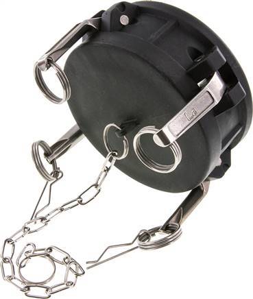 Tapón de acoplamiento de polipropileno Camlock DN 90 (4'') Tipo DC MIL-C-27487