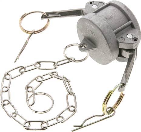 Camlock DN 32 (1 1/4'') Aluminium-Kupplungsendkappe Typ DC MIL-C-27487