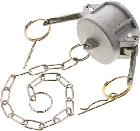 Camlock DN 40 (1 1/2'') Aluminium Coupling End Cap Type DC MIL-C-27487