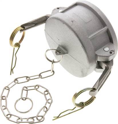 Camlock DN 75 (3'') Aluminium-Kupplungsendkappe Typ DC MIL-C-27487