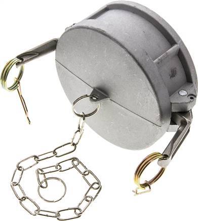 Tapón de acoplamiento de aluminio Camlock DN 90 (4'') Tipo DC MIL-C-27487
