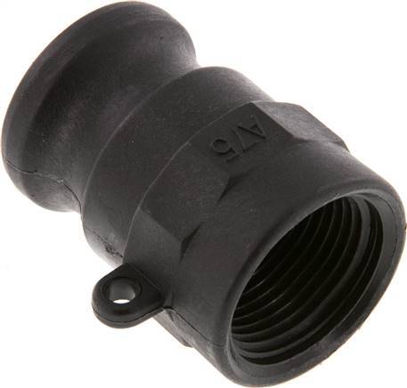 Acoplamiento de polipropileno Camlock DN 20 (3/4'') Rp 3/4'' Hembra Tipo A MIL-C-27487