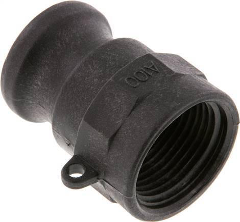 Acoplamiento de polipropileno Camlock DN 25 (1'') Rp 1'' Hembra Tipo A MIL-C-27487