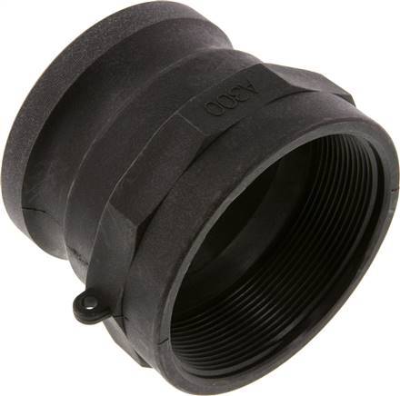 Camlock DN 75 (3'') Polypropylene Coupling Rp 3'' Female Thread Type A MIL-C-27487