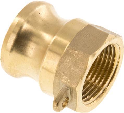 Camlock DN 20 (3/4'') Brass Coupling Rp 3/4'' Female Thread Type A MIL-C-27487