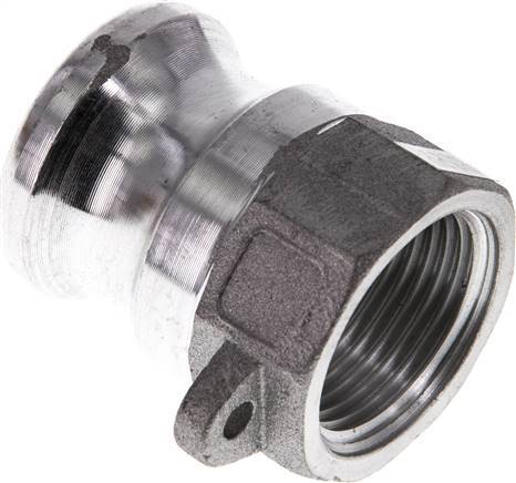 Acoplamiento de aluminio Camlock DN 20 (3/4'') Rp 3/4'' Rosca Hembra Tipo A MIL-C-27487