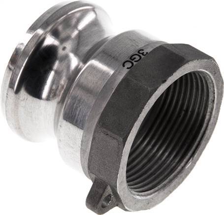 Camlock DN 40 (1 1/2'') Aluminium Coupling Rp 1 1/2'' Female Thread Type A MIL-C-27487
