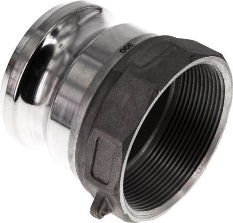 Accouplement Camlock DN 60 (2 1/2'') en aluminium Rp 2 1/2'' Filetage femelle Type A MIL-C-27487