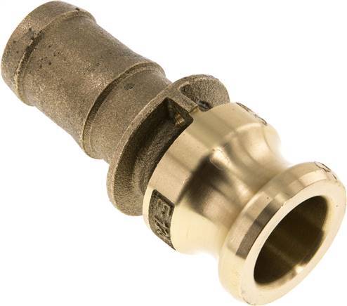 Acoplamiento de latón Camlock DN 32 (1 1/4'') Pilar de manguera (32 mm) Tipo E MIL-C-27487