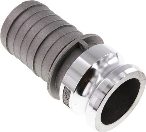 Camlock DN 60 (2 1/2'') Aluminium-Kupplung Schlauchpfeiler (63 mm) Typ E MIL-C-27487