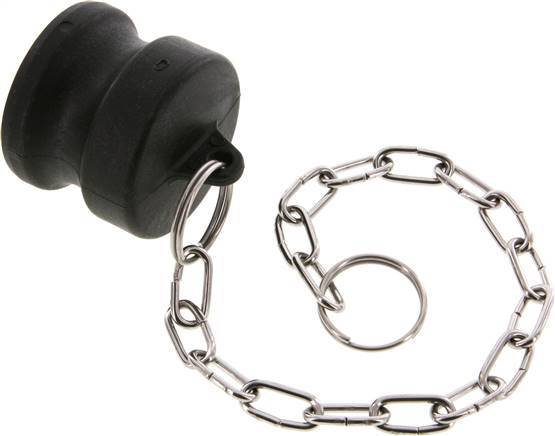 Raccord Camlock DN 40 (1 1/2'') en polypropylène Bouchon Type DP MIL-C-27487