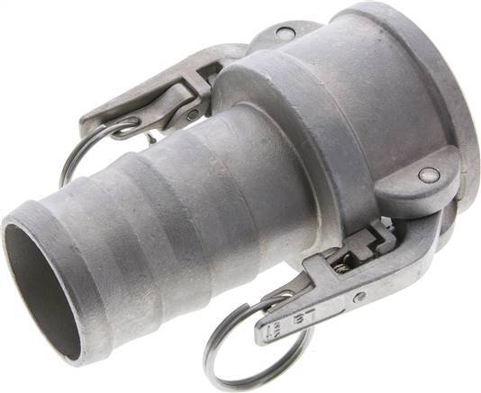 Camlock DN 50 (2'') Edelstahl SicherheitSKUpplung Schlauchsäule (50 mm) Typ C MIL-C-27487