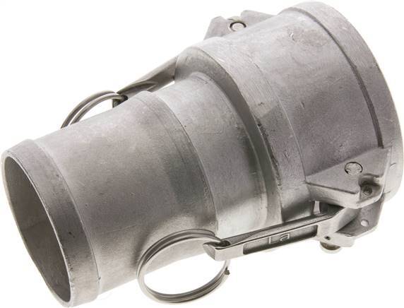 Camlock DN 60 (2 1/2'') Veiligheid Koppeling RVS met slangpilaar (63 mm) Type C MIL-C-27487