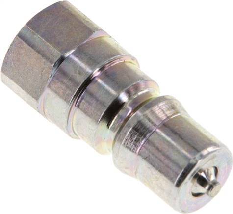 Steel DN 5 Hydraulic Coupling Plug G 1/8 inch Female Threads ISO 7241-1 B D 10.9mm