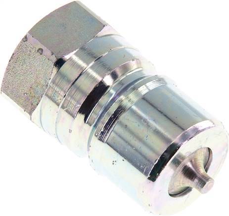 Steel DN 20 Hydraulic Coupling Plug G 3/4 inch Female Threads ISO 7241-1 B D 31.4mm