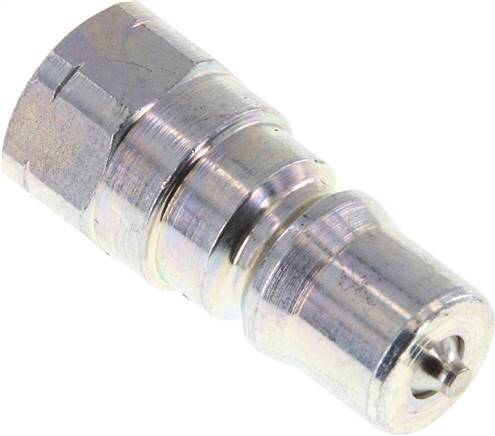 Steel DN 5 Hydraulic Coupling Plug 1/8 inch Female NPT Threads ISO 7241-1 B D 10.9mm