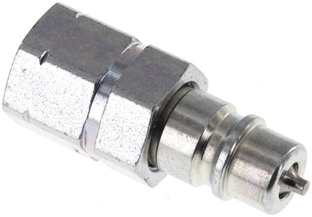 Acier DN 6.3 Coupleur hydraulique Bouchon G Filetage femelle 1/4 pouce ISO 7241-1 A D 12mm