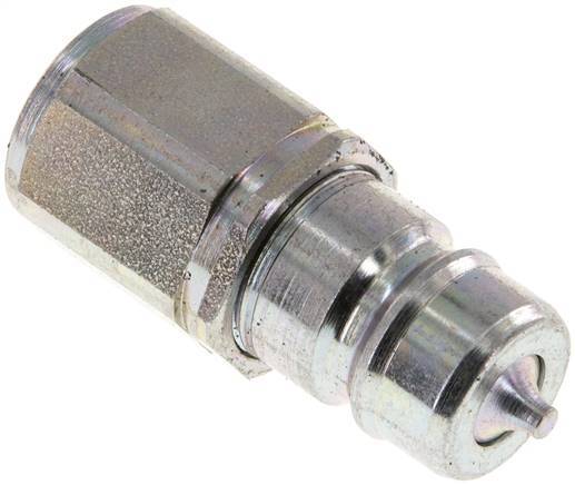 Steel DN 10 Hydraulic Coupling Plug M18x1.5 Female Threads ISO 7241-1 A D 17.3mm