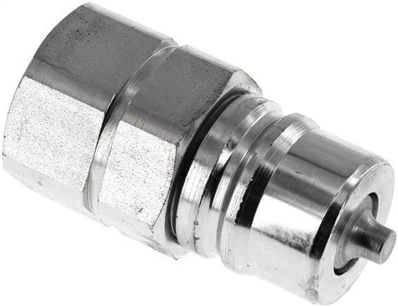 Acier DN 25 Hydraulic Coupling Plug G 1 inch Female Threads ISO 7241-1 A D 34.3mm