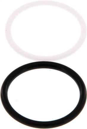 Jeu de joints PTFE/NBR pour coupleur hydraulique ISO 7241-1 A (29.1 mm et 46 mm)