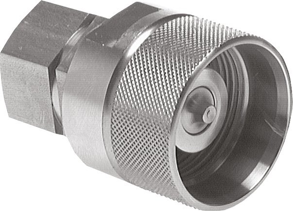 Acero inoxidable DN 6.3 Acoplamiento hidráulico Enchufe G 1/4 pulgada Roscas Hembra ISO 14541 D M24 x 2