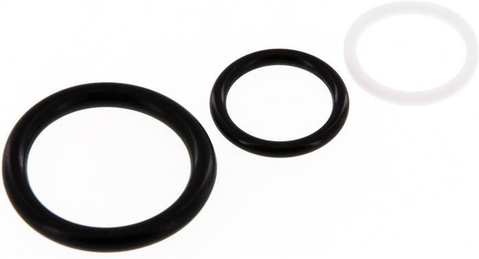 PTFE/NBR Seals Set for ISO 14541 Hydraulic Coupling (M 24 x 2 and 35 mm)