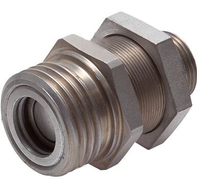 Coupleur hydraulique en acier Socket 16 mm S Anneau de coupe ISO 14540/8434-1 D M36 x 3