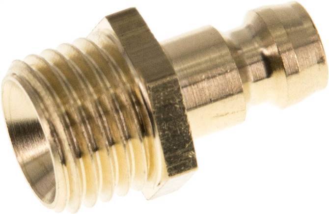 Brass DN 6 Mold Coupling Plug M14x1.5 Male Threads