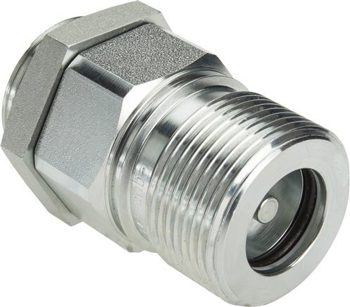 Stalen EDBRO Schroefkoppelingen G 1 inch Binnendraad Vaste Helft D 54 mm