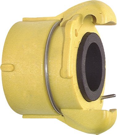 Sandblast Coupling 1 1/4'' Female Threads Nylon Coupling Length 63 mm