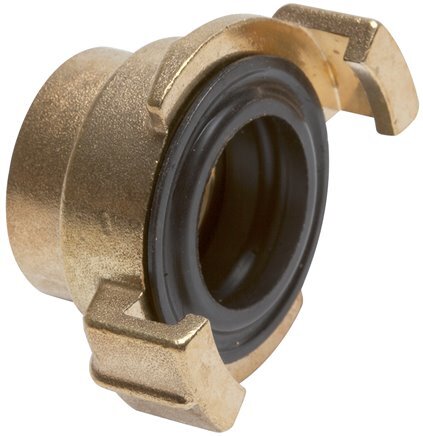 acoplamiento de latón para manguera de jardín GEKA de 1/4'' hembra
