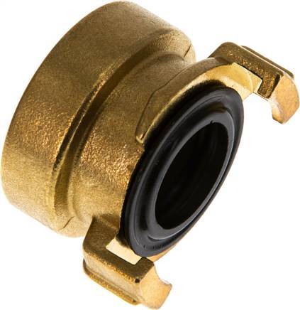 1 1/4'' Female GEKA Garden Hose Brass Coupling