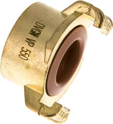 1'' Female GEKA Garden Hose Brass Coupling KTW