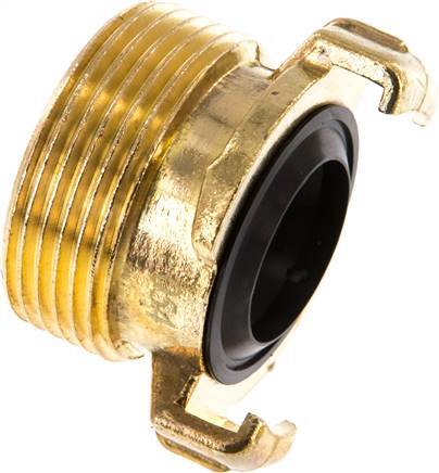 1 1/4'' Male GEKA Garden Hose Brass Coupling