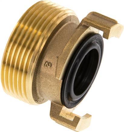 1 1/2'' Male GEKA Garden Hose Brass Coupling