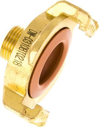 3/8'' Male GEKA Garden Hose Brass Coupling KTW