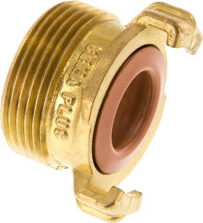 1 1/4'' Male GEKA Garden Hose Brass Coupling KTW