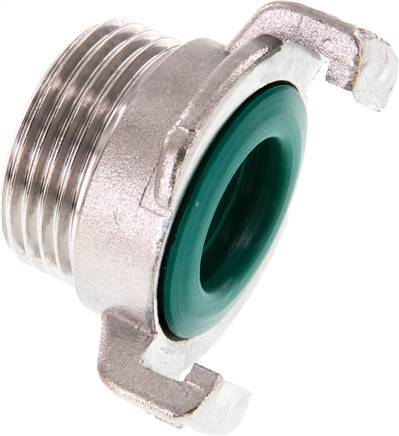 1'' Male GEKA Garden Hose Stainless Steel Coupling