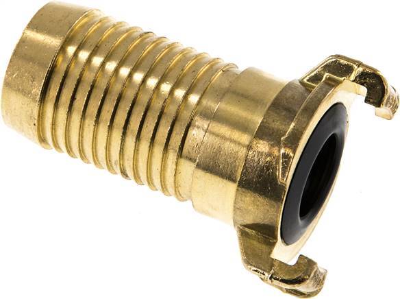 32 mm (1 1/4'') Hose Barb GEKA Garden Hose Brass Coupling Rotatable