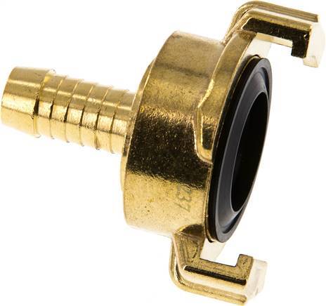 13 mm (1/2'') Hose Barb GEKA Garden Hose Brass Coupling Rotatable when uncoupled