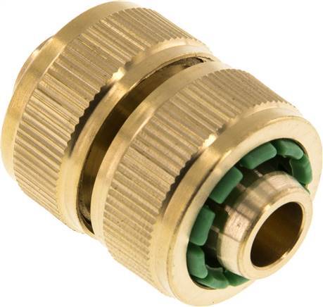 Brass GARDENA Style Hose Repairer 13 mm (1/2")