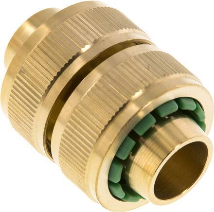 Brass GARDENA Style Hose Repairer 19 mm (3/4")