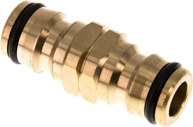 Brass 2x Garden Hose Plug