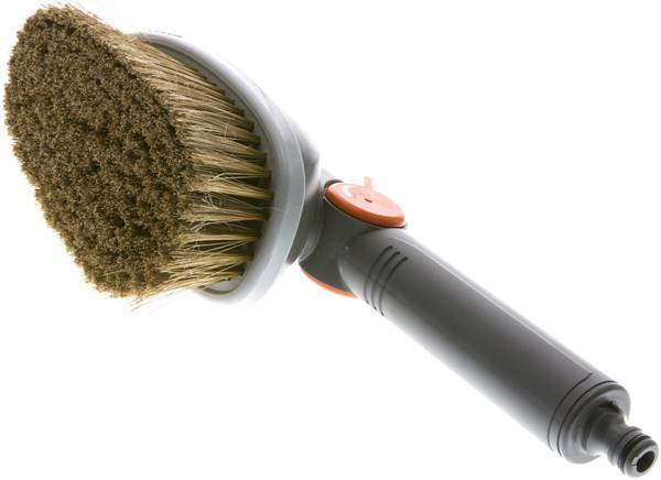 GARDENA Washing Brush Horse-Hair Bristles