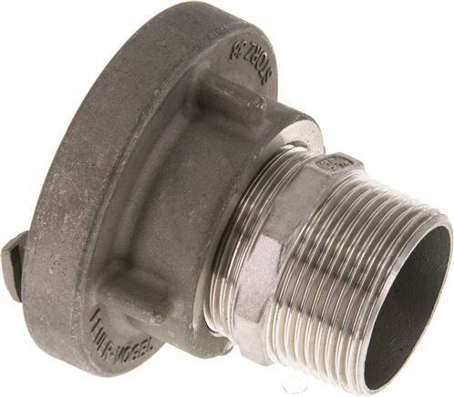 acoplamiento Storz de acero inoxidable de 38 (51 mm) G 1 1/4'' rosca macho