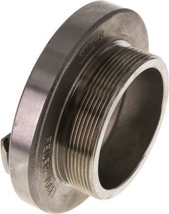 Coupleur Storz 75-B (89 mm) en acier inoxydable G 3'' filetage mâle